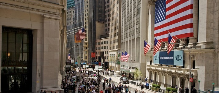 bolsa en Wall Street