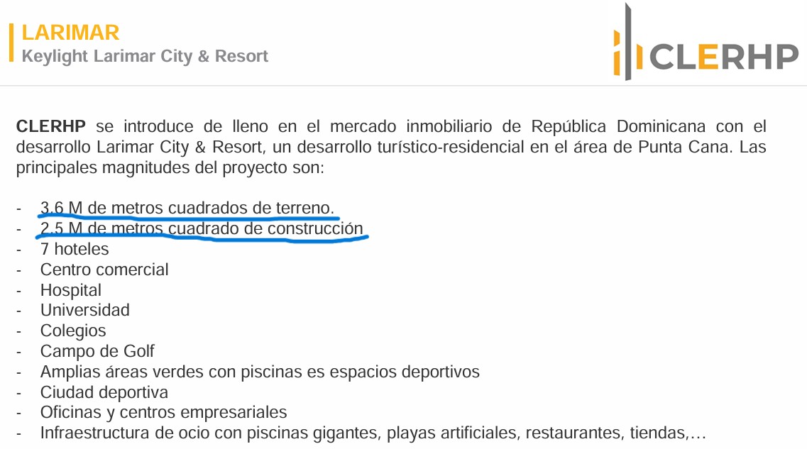 Cierto y eso que las imágenes son sólo de la Fase I, solo con el valor de precio de los m2 de terreno del proyecto, la infravaloración es total.
