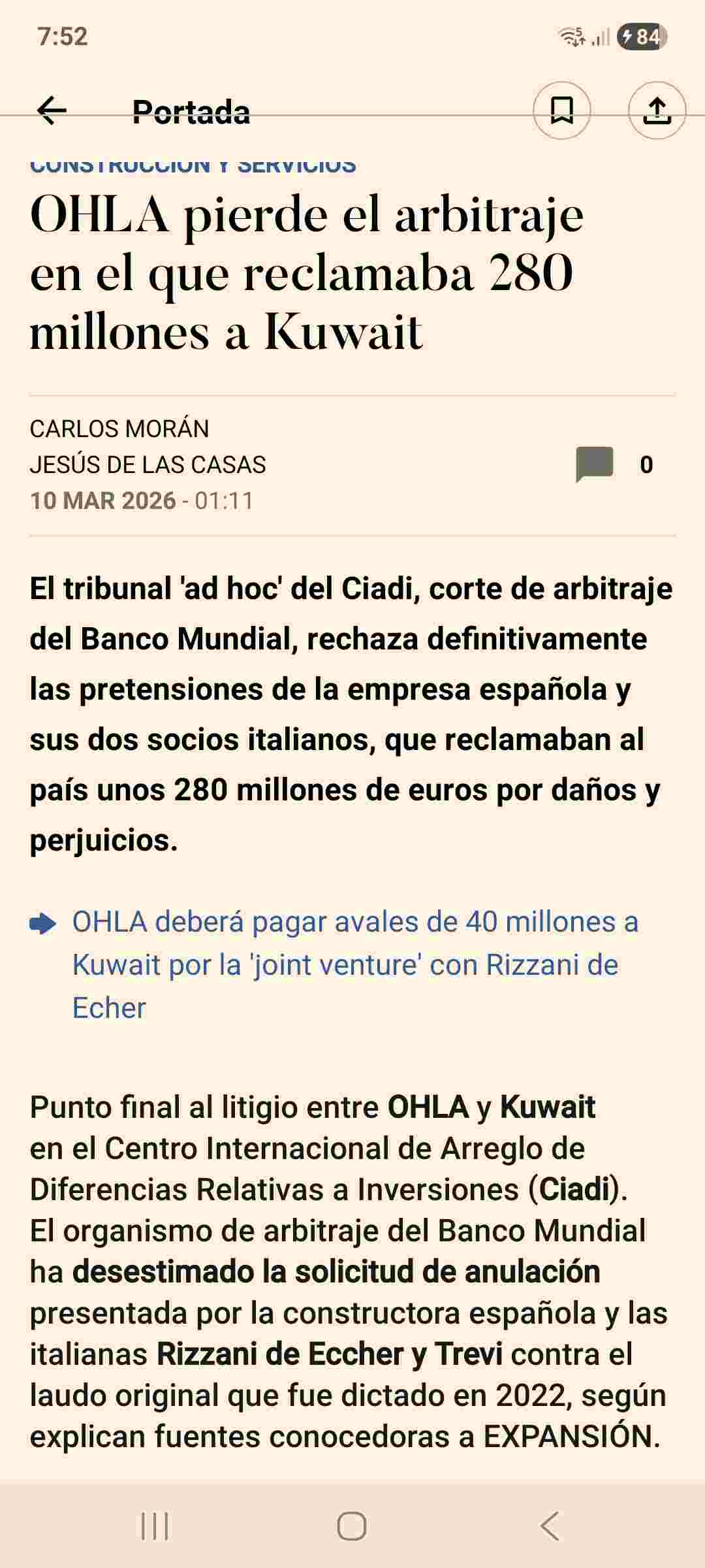 ojo hoy
