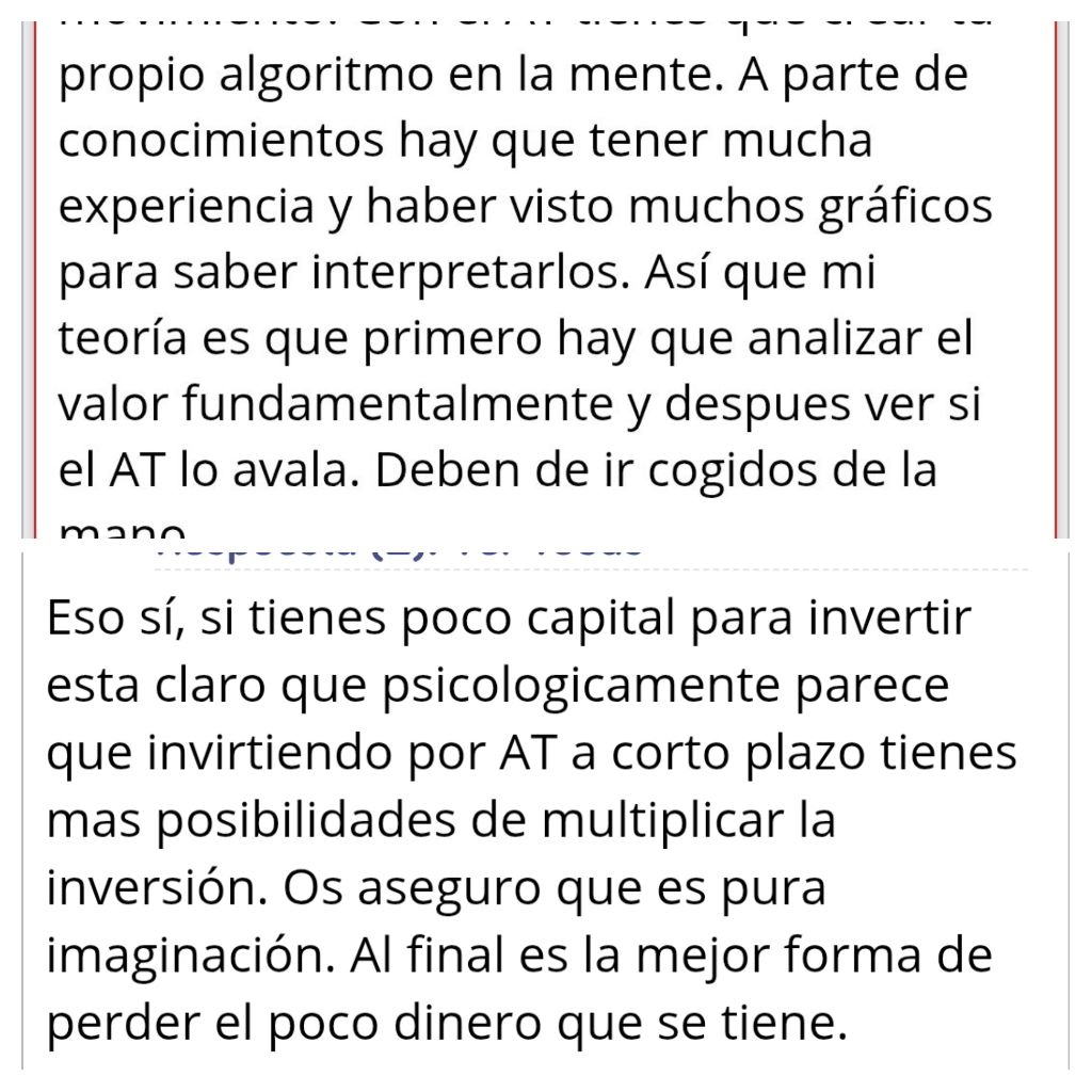 Primero parece que dices una cosa y luego la contraria