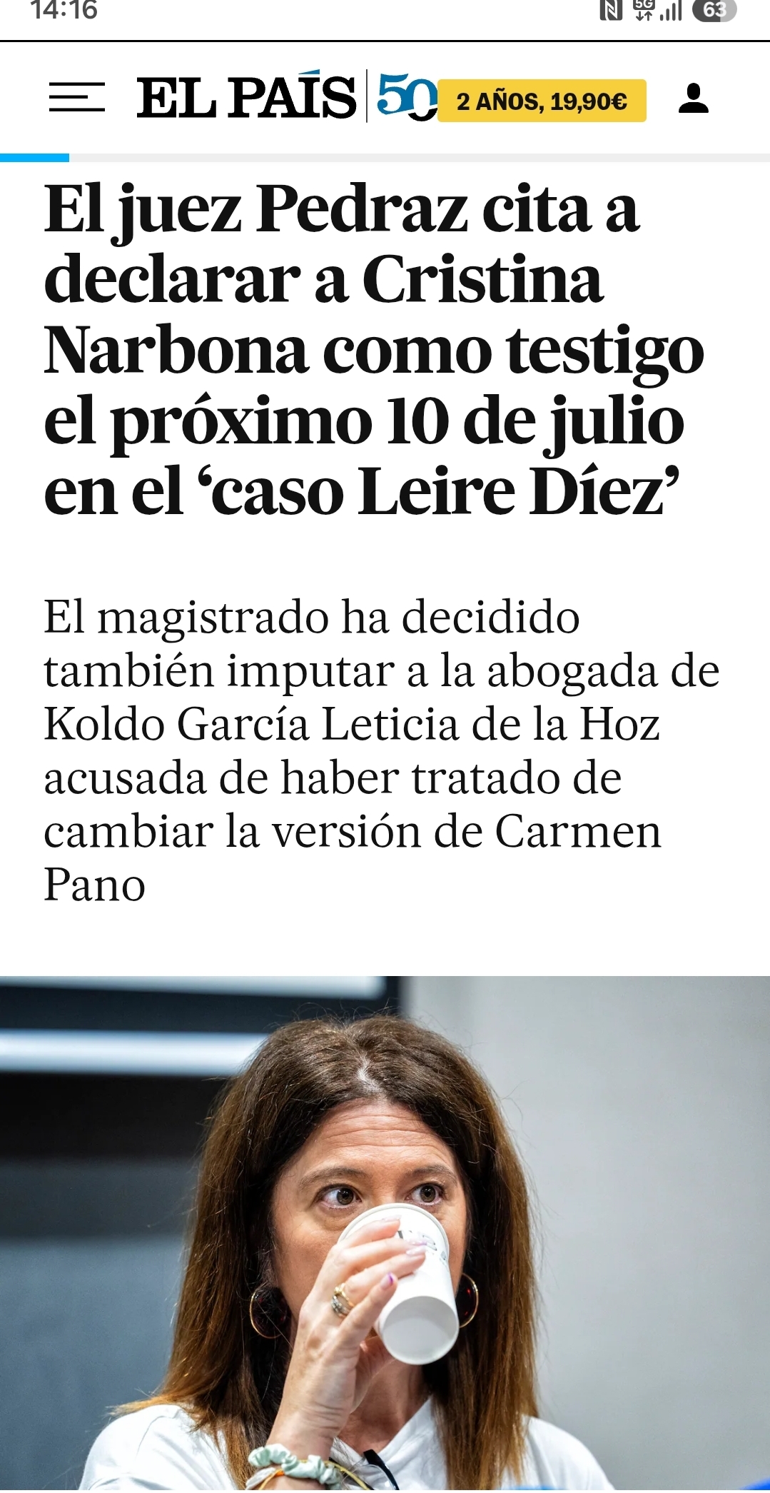 Y sigue creciendo el número de personajes en el culebrón...