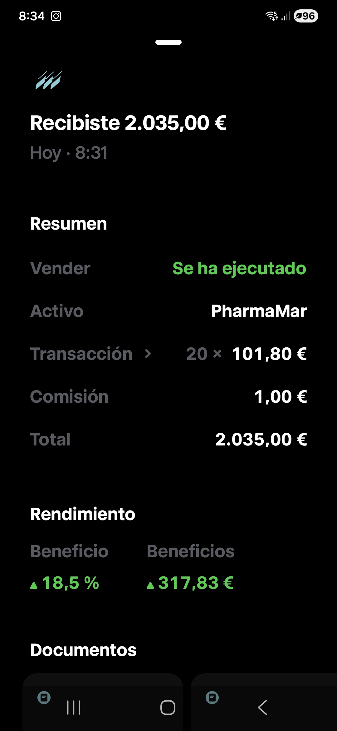 Como explicáis esto acabo de hacer una prueba y se han venido