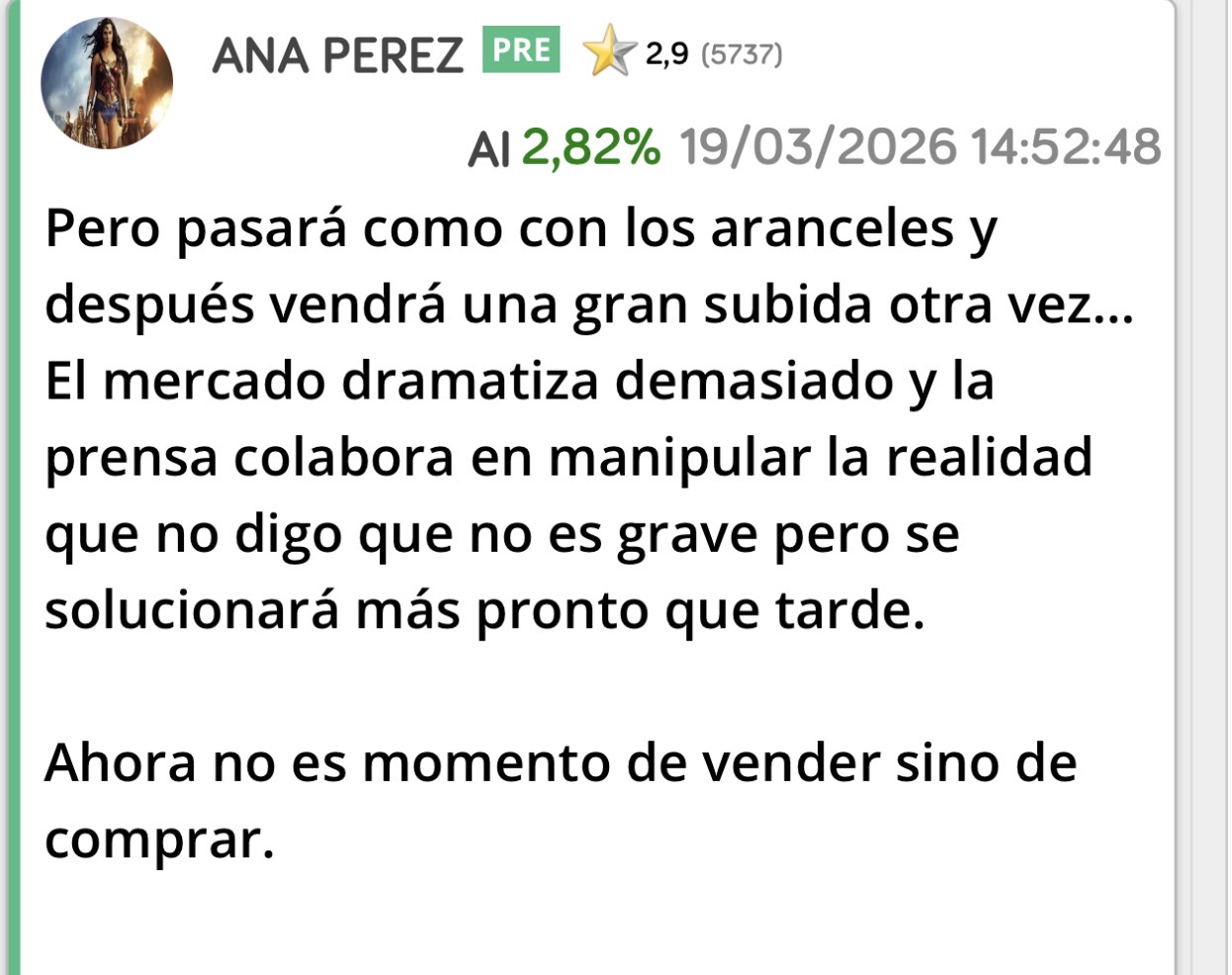 Al IBEX me refería…