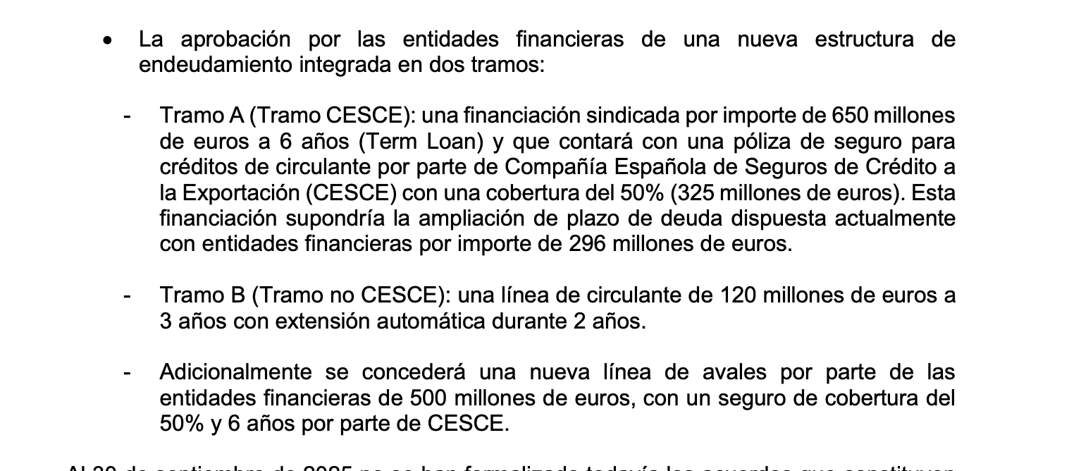 esto está en los resultados semestrales, que básicamente es lo que están sacando las noticias. No acabo de ver la novedad. Y sí, está vinculado a todo lo demás