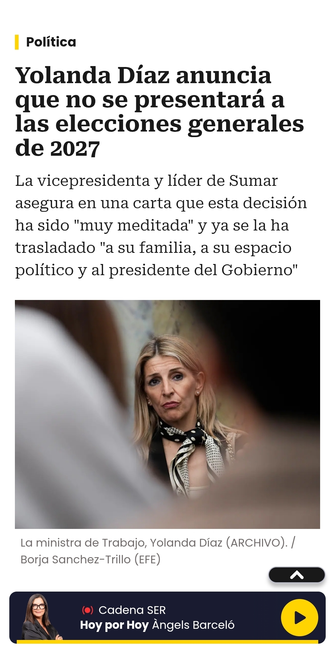 Y algunos preocupados...