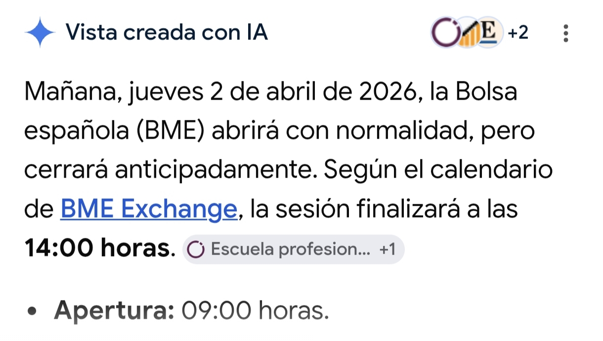 Ojo mañana...