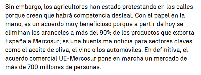 Eso es Joge, sobre todo este párrafo.
Si se pusiera en marcha el indiasur tambien sería la leche.