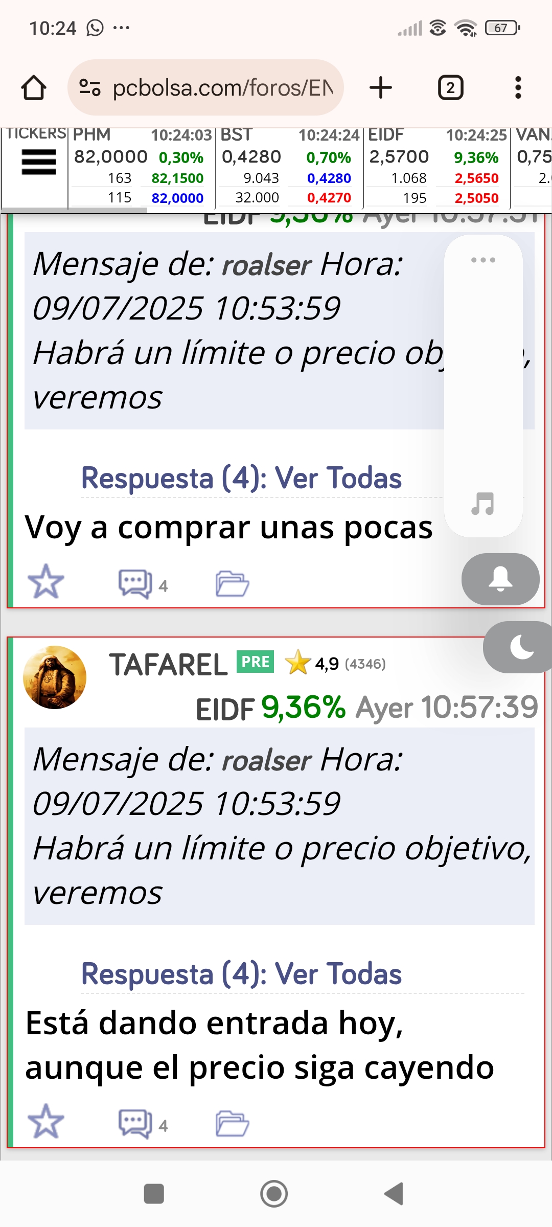 Para el amigo Gilito que dice que no acierto una jajjaaja