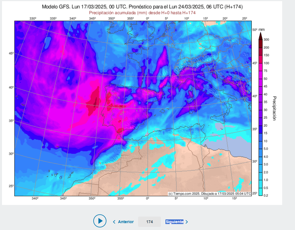GFS haata el lunes que viene.
Si alguien quiere ver el sol que se venga al cantábrico