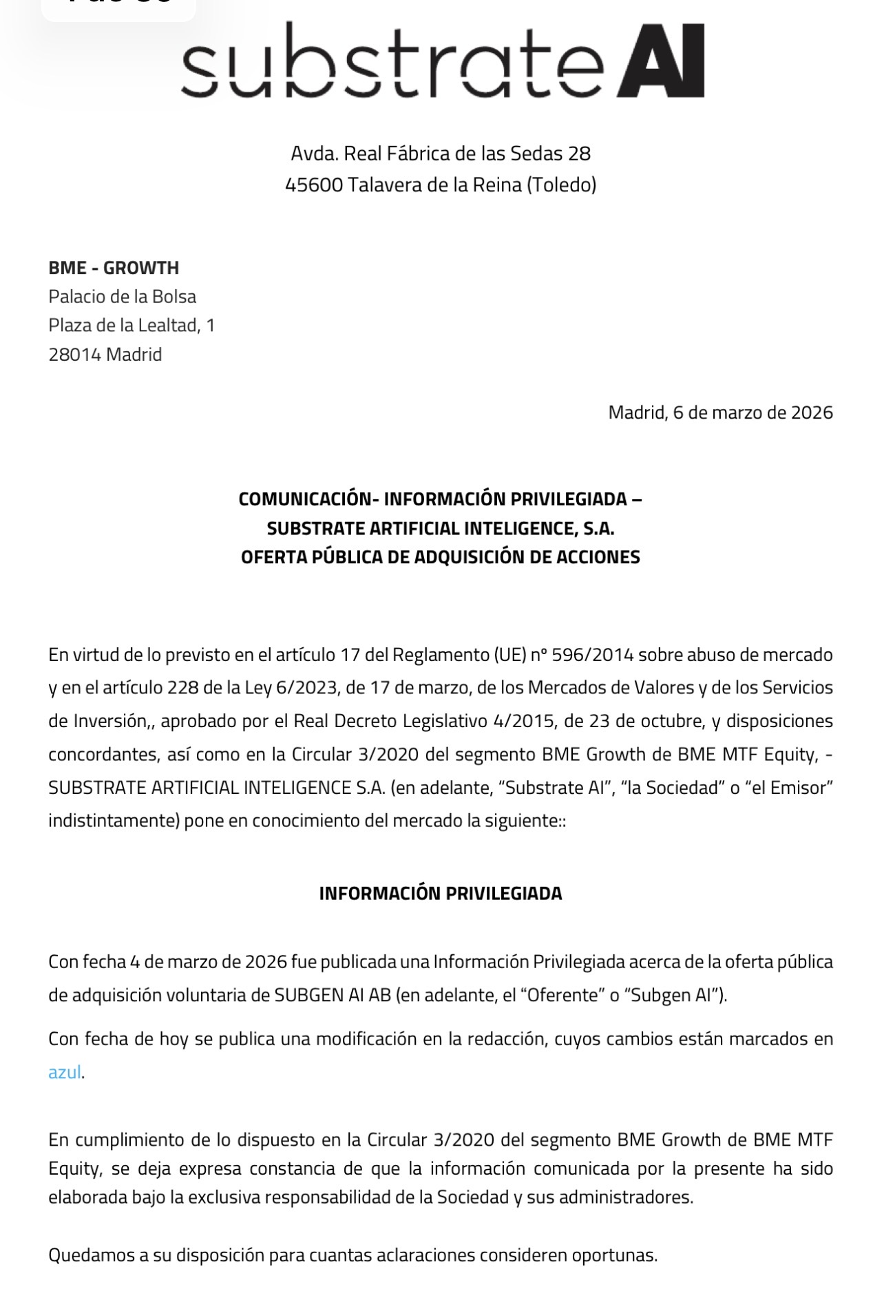 He investigado… <span class="Emo16"> </span>
Mira que me alegré por ellos aunque nunca me gustó esa empresa y lo saben los que me la recomendaron…
Joder !!
Pero esto debe servir de lección
Nunca corráis detrás de una acción
Si se va que se vaya
Se compra sin ruido y cuando las acciones están con bajo volumen y mínima volatilidad. en soportes importantes…