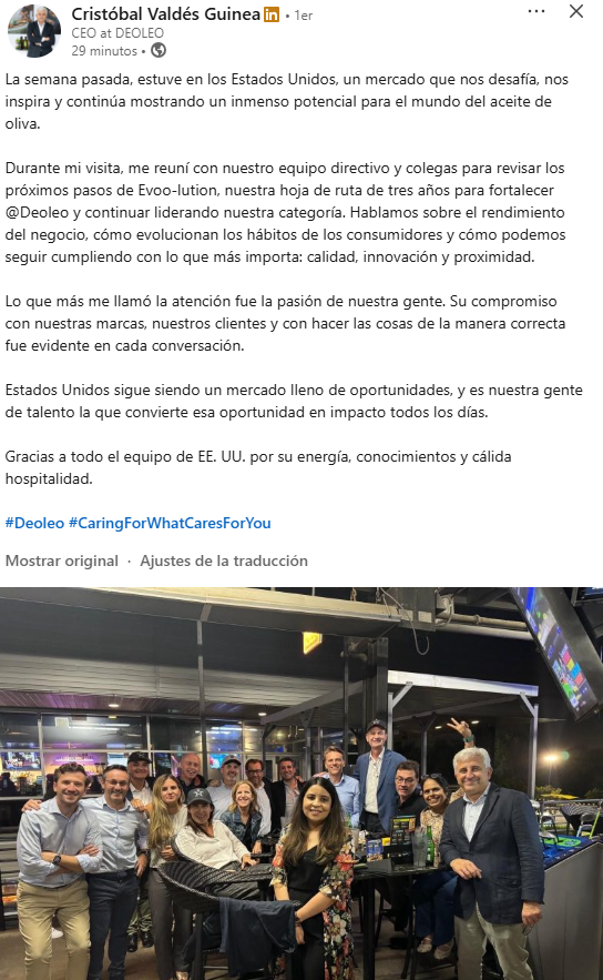 Cris ha estado en USA hablando con los colegas de evooluton. Eso que iban a presentar en septiembre