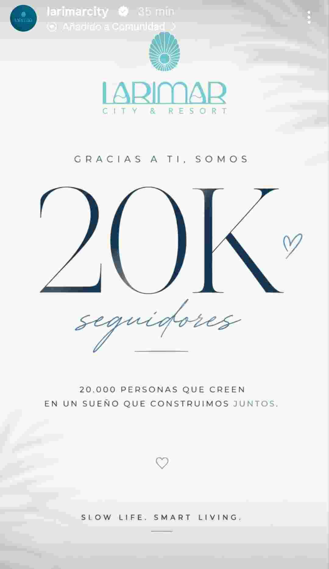 20.000 Seguidores.