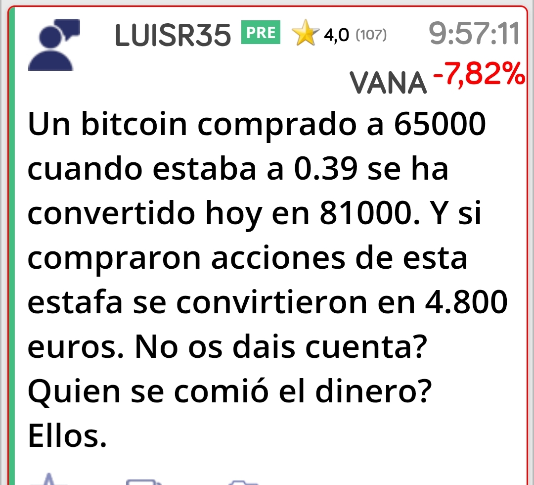Esa es la realidad. Seguir comiendo cuento.