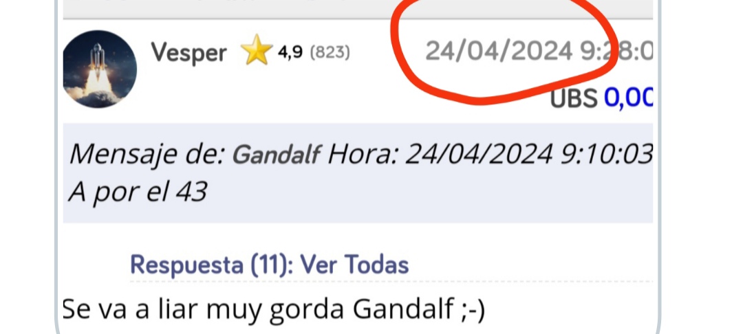 Alguna vez acertarás no?