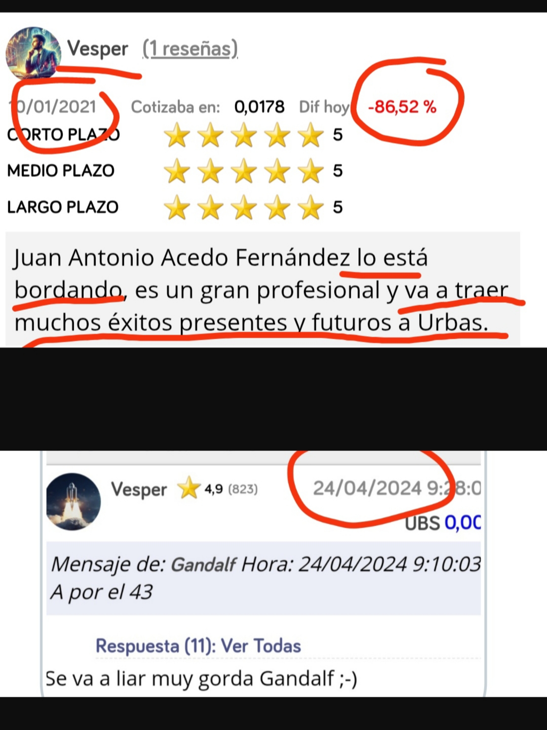 Es un referente en urbas. Toda una autoridad