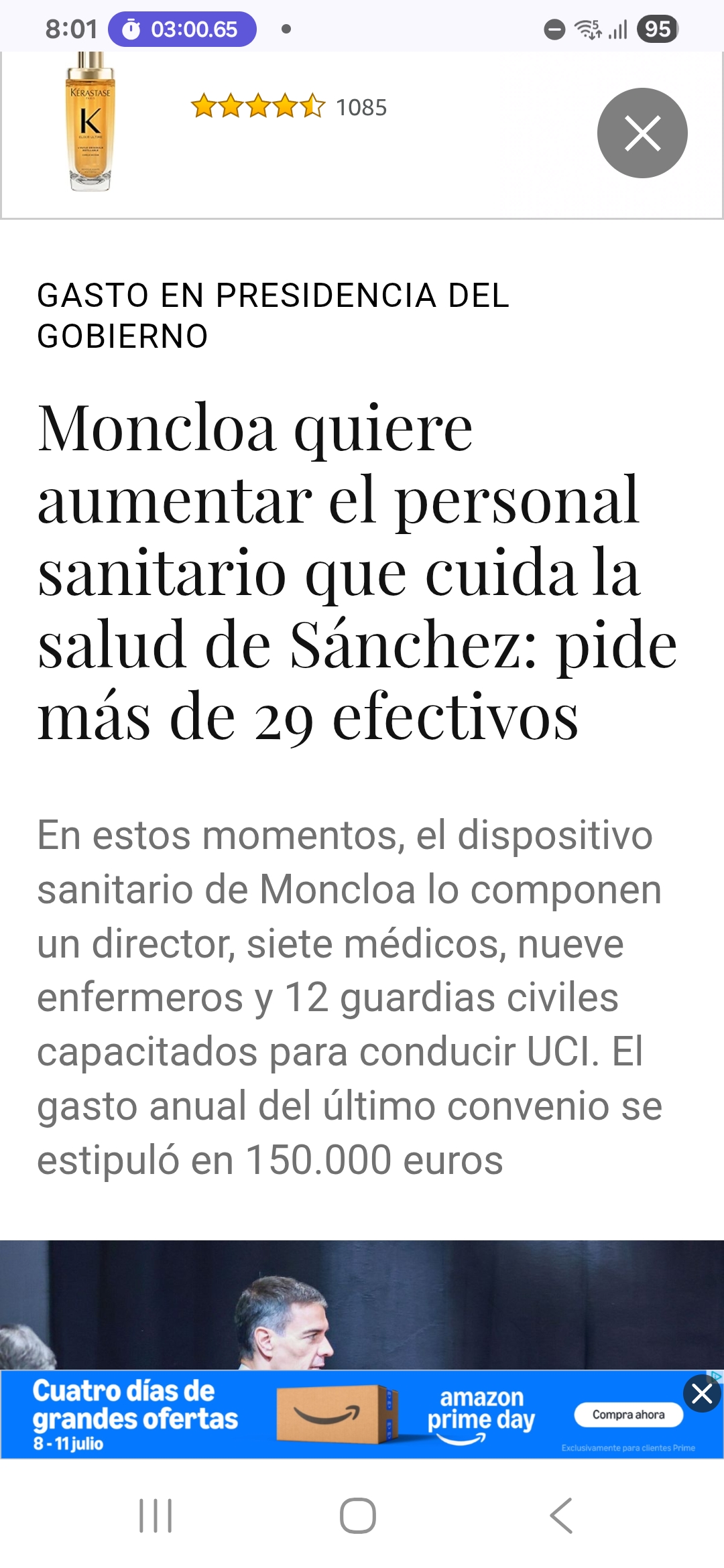 Estará taquicárdico...