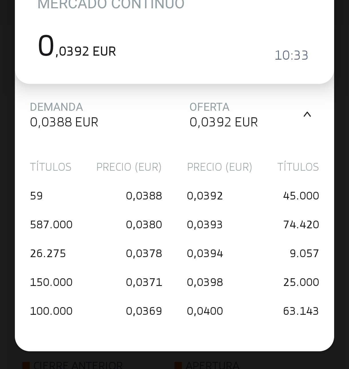 Orden de casi 600k