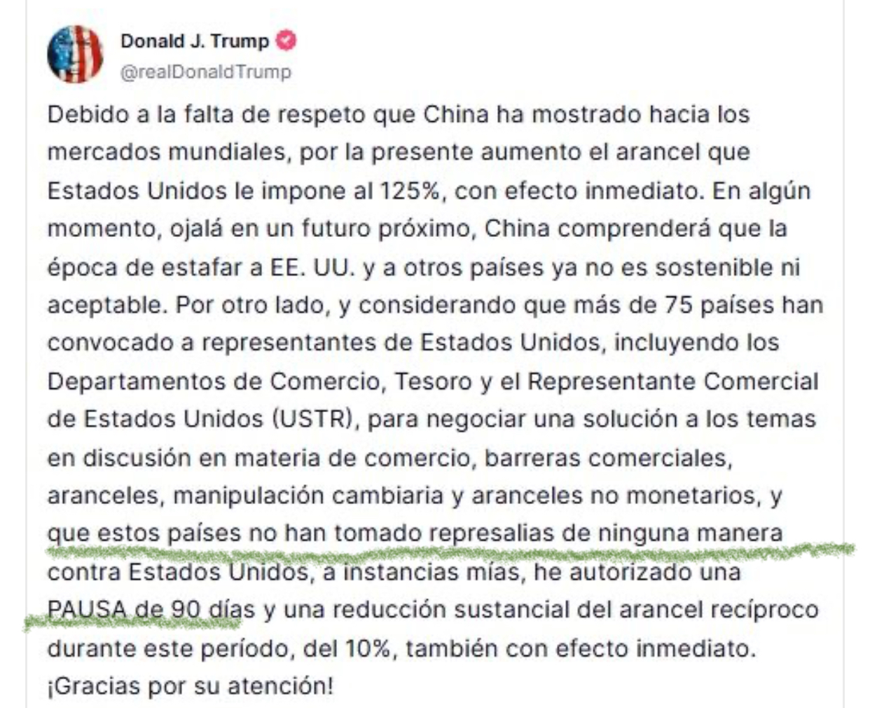 Veremos a ver porque estos idiotas de la UE han metido la pata dándose tantas prisas en represalias en vez de intentar negociar <span class="Emo26"> </span>
Mañana saldremos de dudas porque aún está por confirmar
Buenas noches