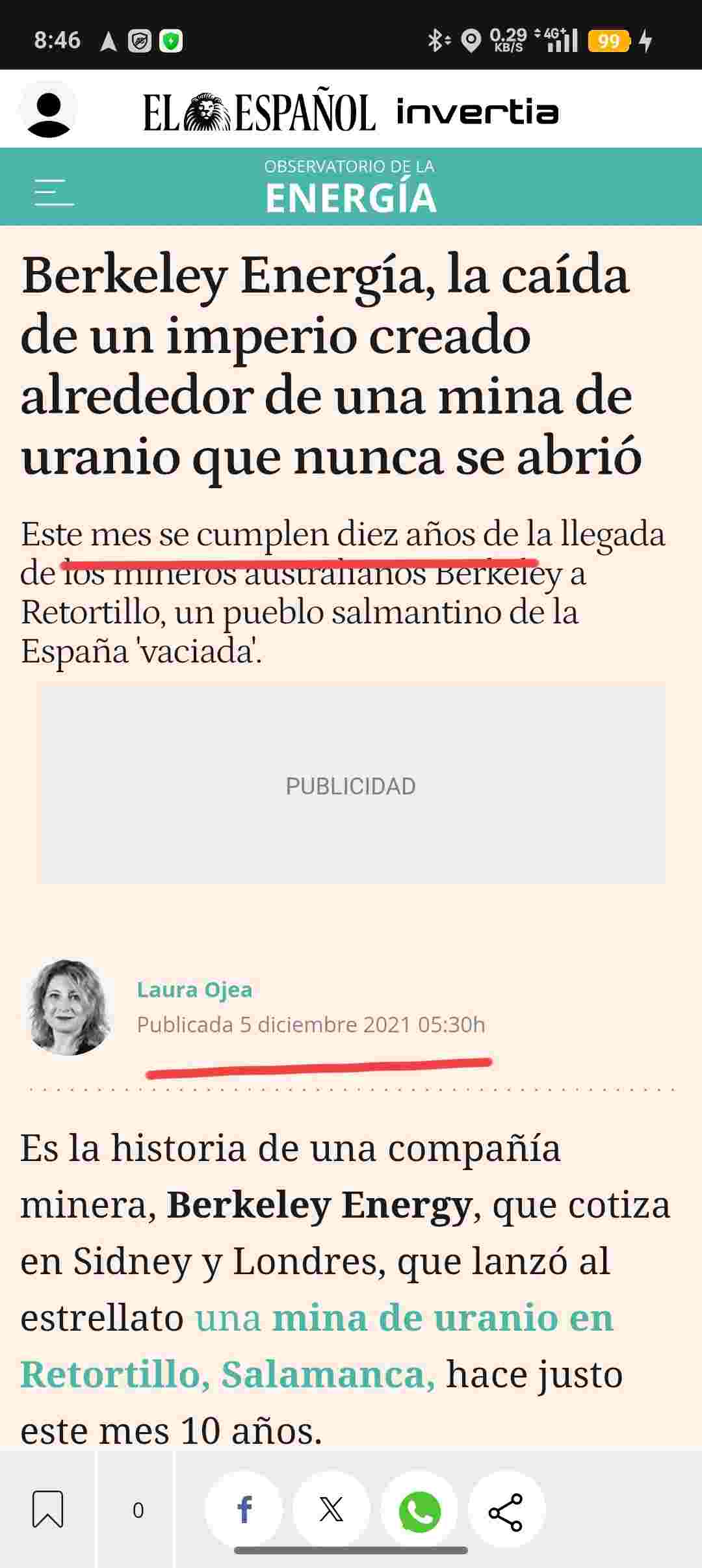 En diciembre de este año hará 15 años, por qué que en cualquier momento nos ponemos a funcionar como a puesto vendo...