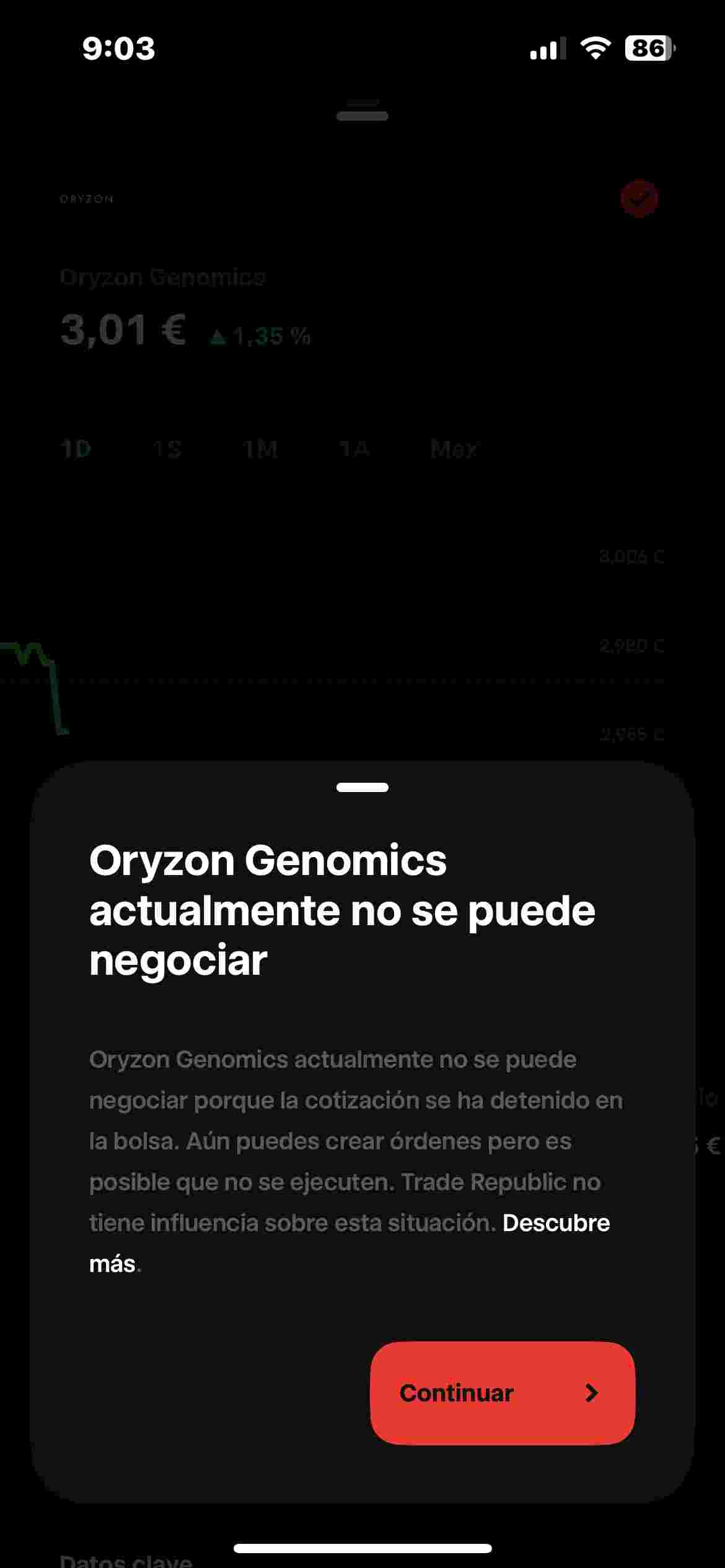 En Trade Rep no me dejan poner orden...no sé...