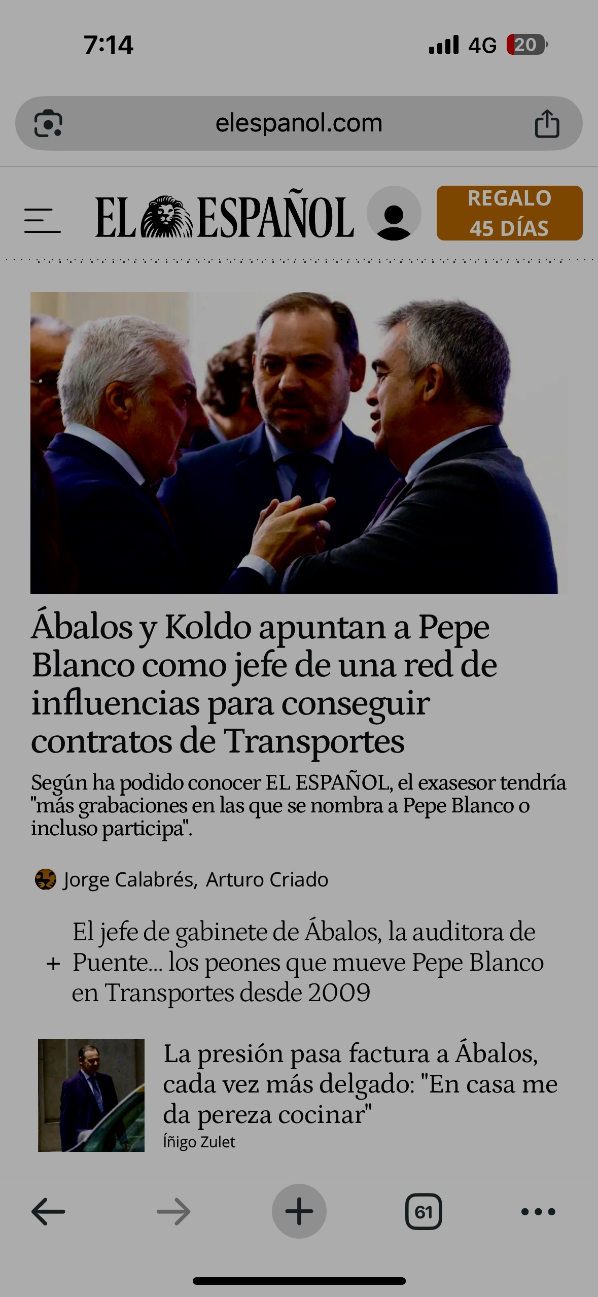 Pepe Blanco. Otro más para la lista..