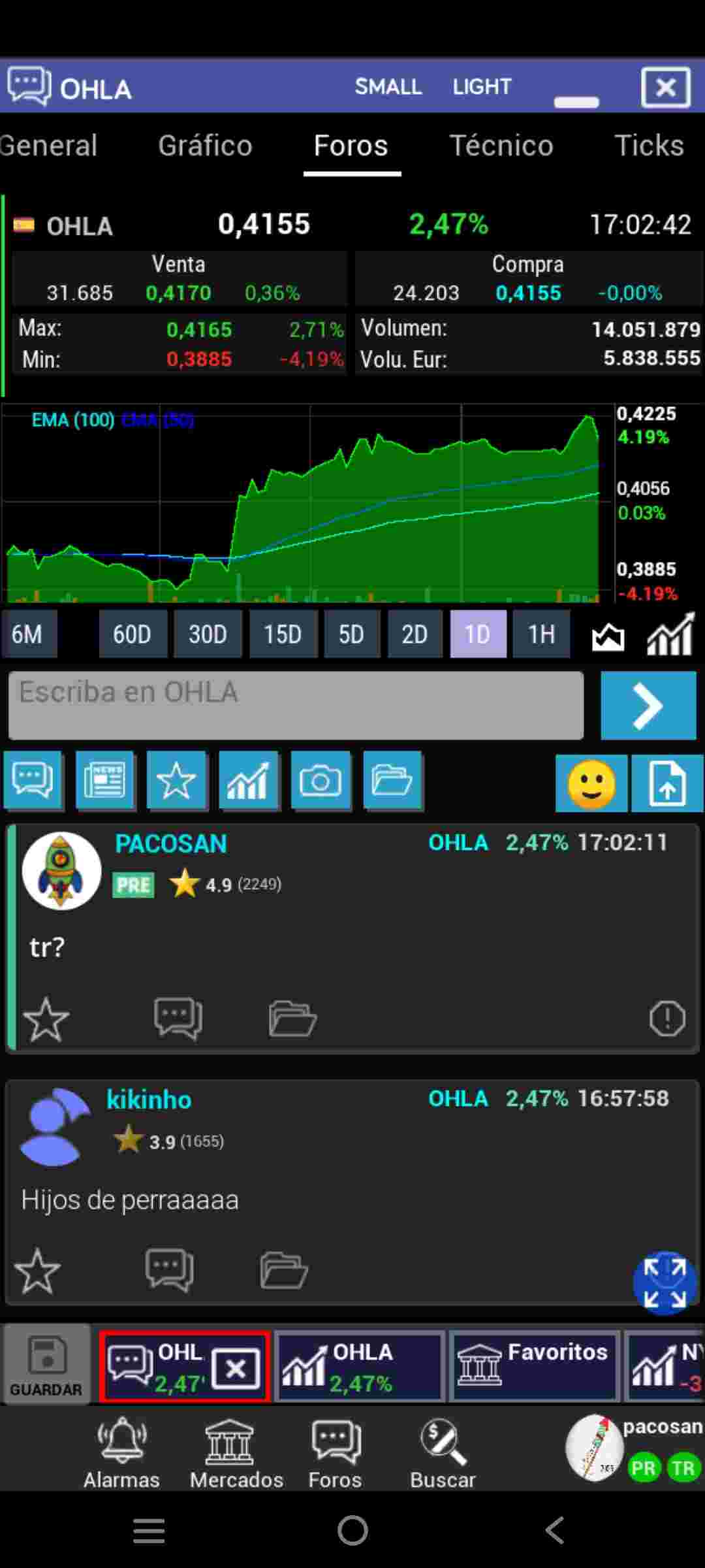 q mal va está app