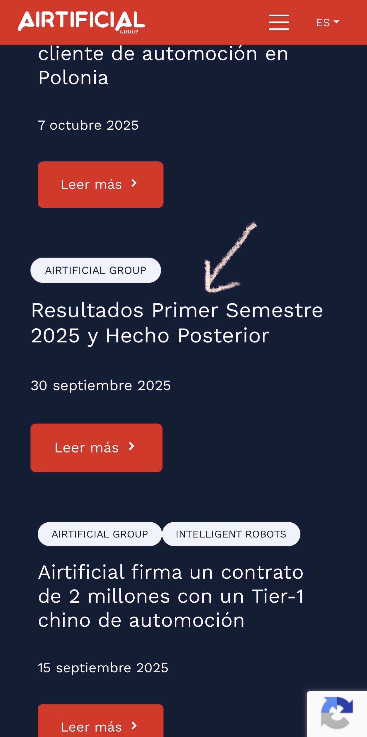 grafico de la accion Airtificial
