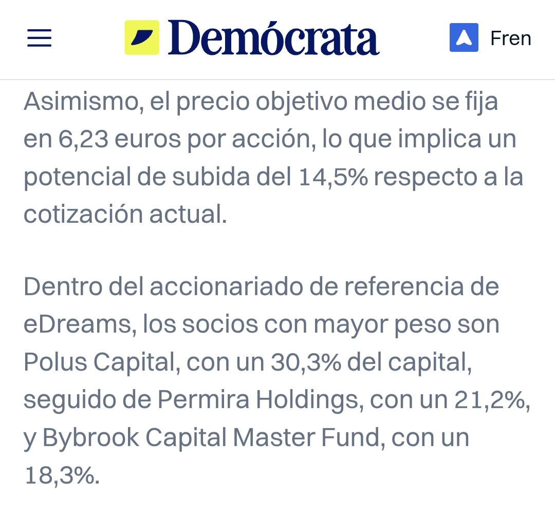 Yo he encontrado este artículo, solo con estos 3 accionistas suman casi un 70% de donde salen las acciones por que si sumamos las que tenemos lo peques también sale un tanto por % alto además de los otros accionista con un 3 y 5% que en este artículo los pequeños accionistas no sale, mas los cortos mas la empresa recomprando, de donde salen las acciones