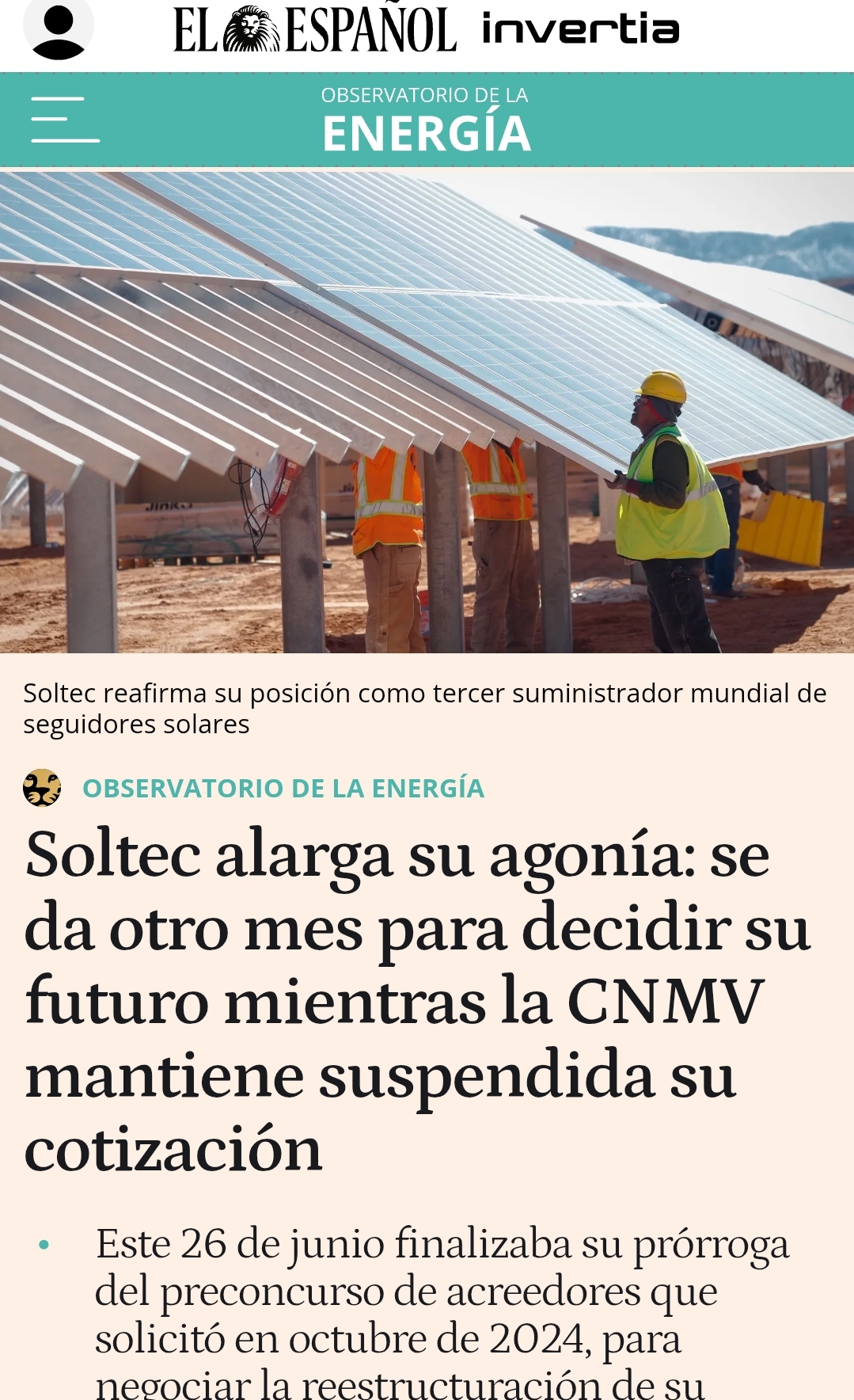 Buenos días.
Como muchos pensábamos la agonía continua. Se han cogido a la prórroga. A esperar.