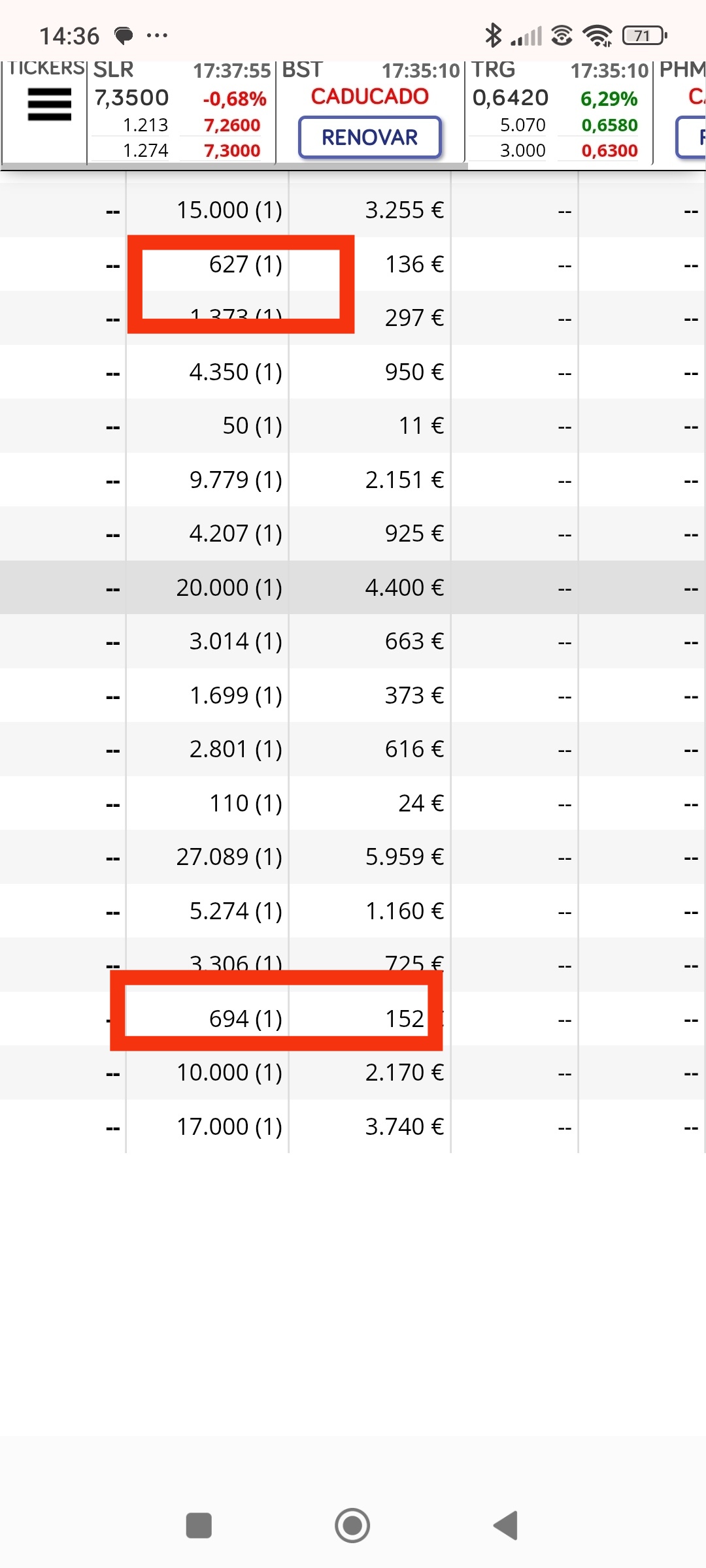 Y empiezan a apetecer ya de la centena...cambio e inicio de Onda