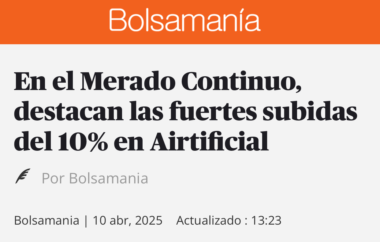 Pongo el título nada más porque el artículo sólo tiene mucha publicidad y es imposible leer nada…
Vamos Airtificial <span class="Emo39"> </span> <span class="Emo12"> </span> jjjj