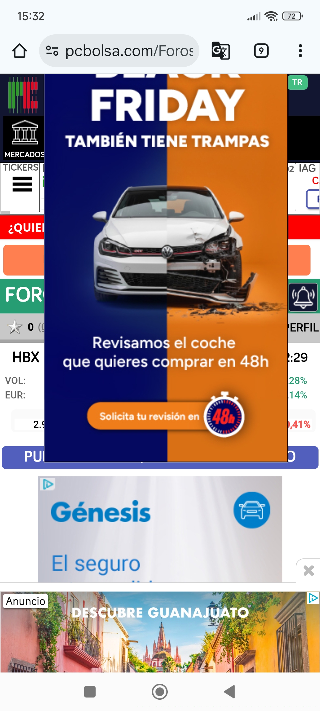 Esto no es normal... publicidad si, pero es que lo ocupa todo