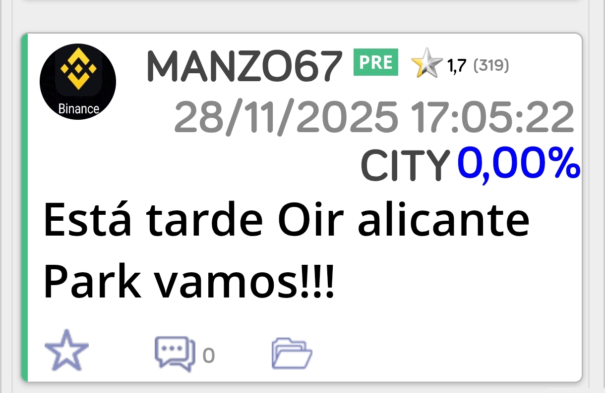 Lo dije el viernes