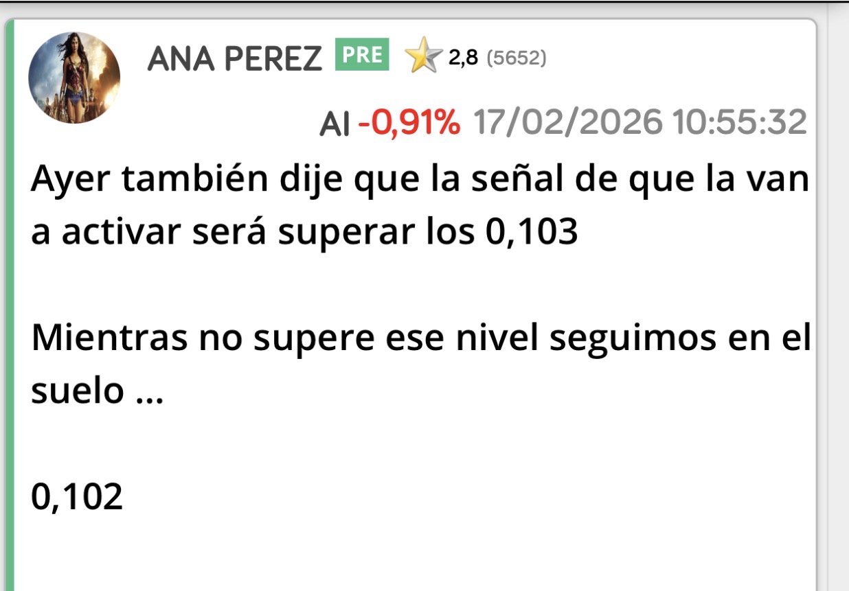 grafico de la accion Airtificial