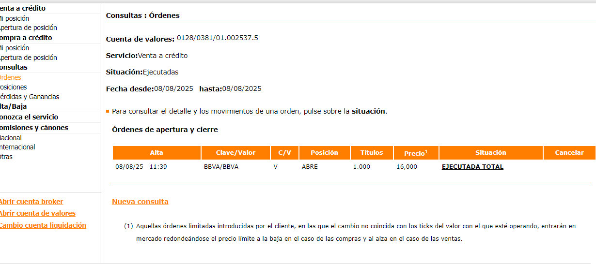 Pues me entraron los cortos en 16 euros
Seguiré promediando hasta donde siga subiendo
