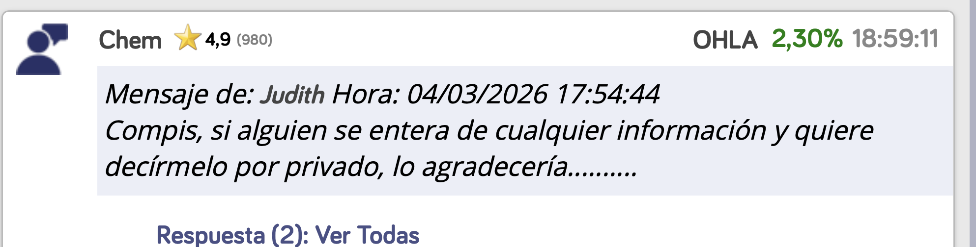 grafico de la accion Grifols A