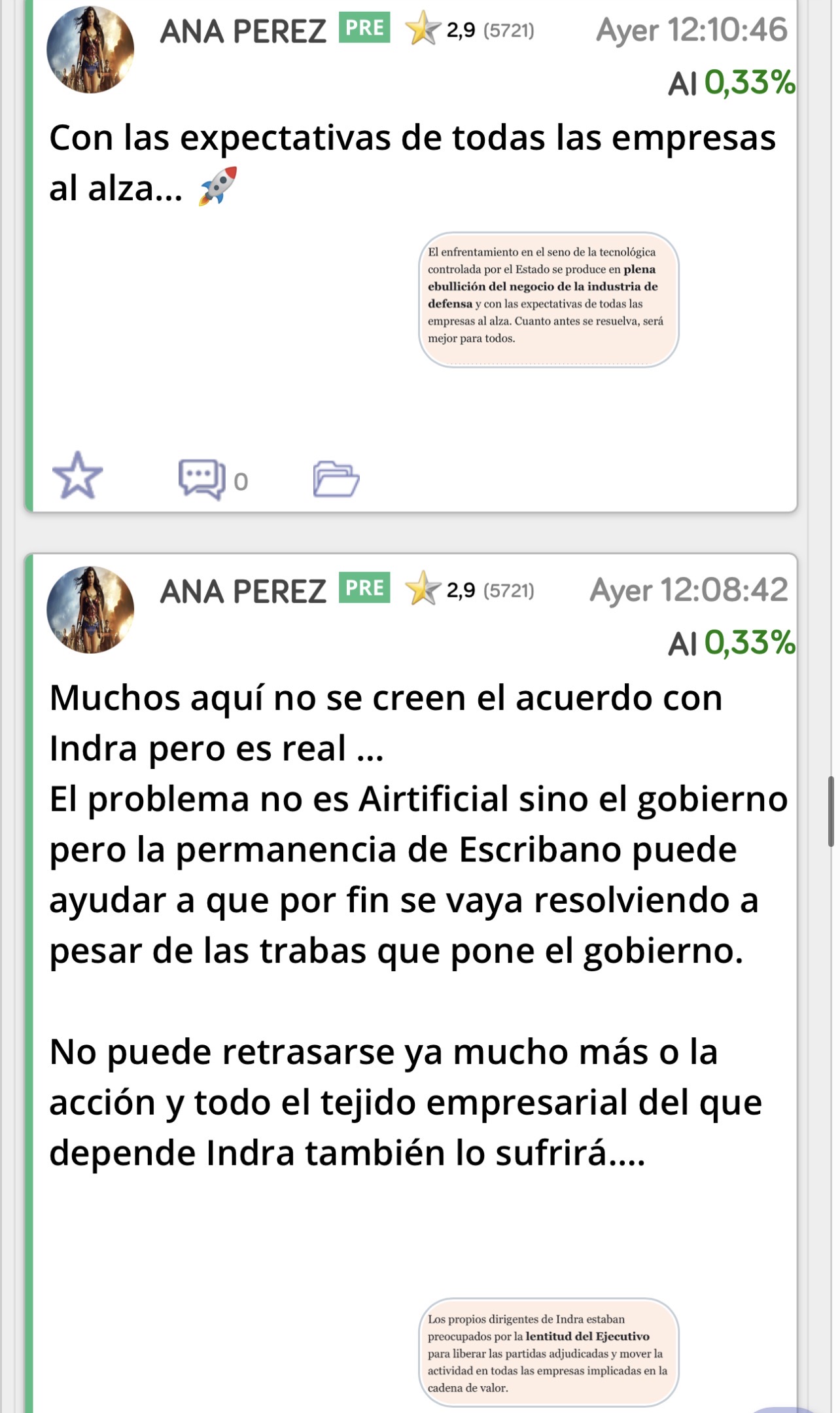 grafico de la accion Airtificial