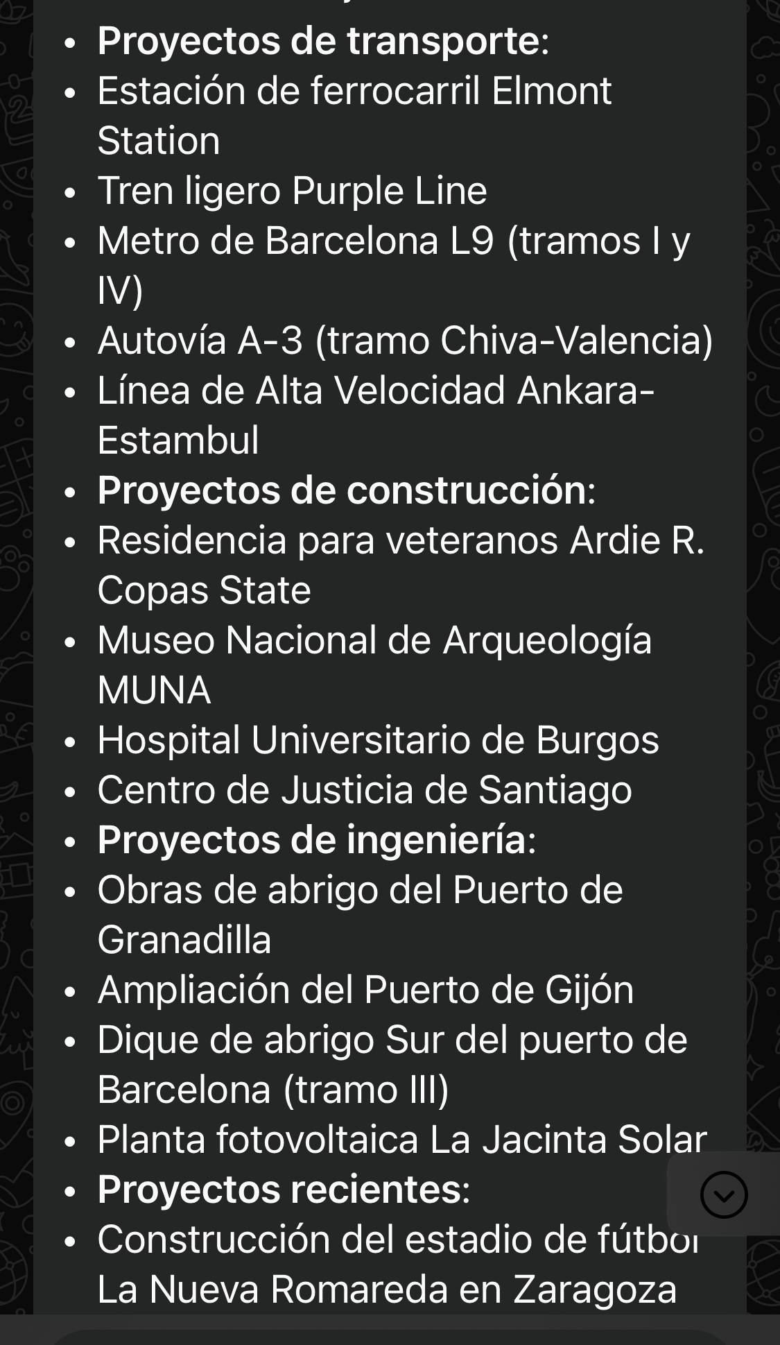 En estas estamos ocupados y algunas faltan creo….