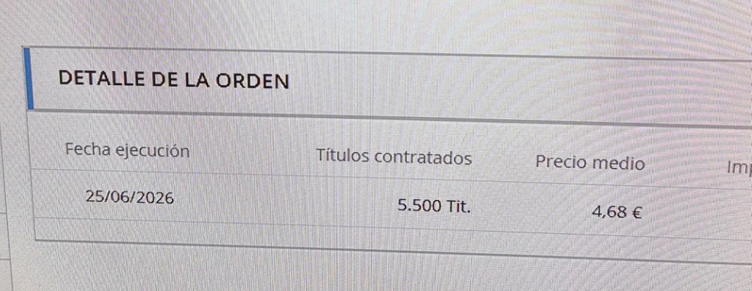 Esta ha sido la primera