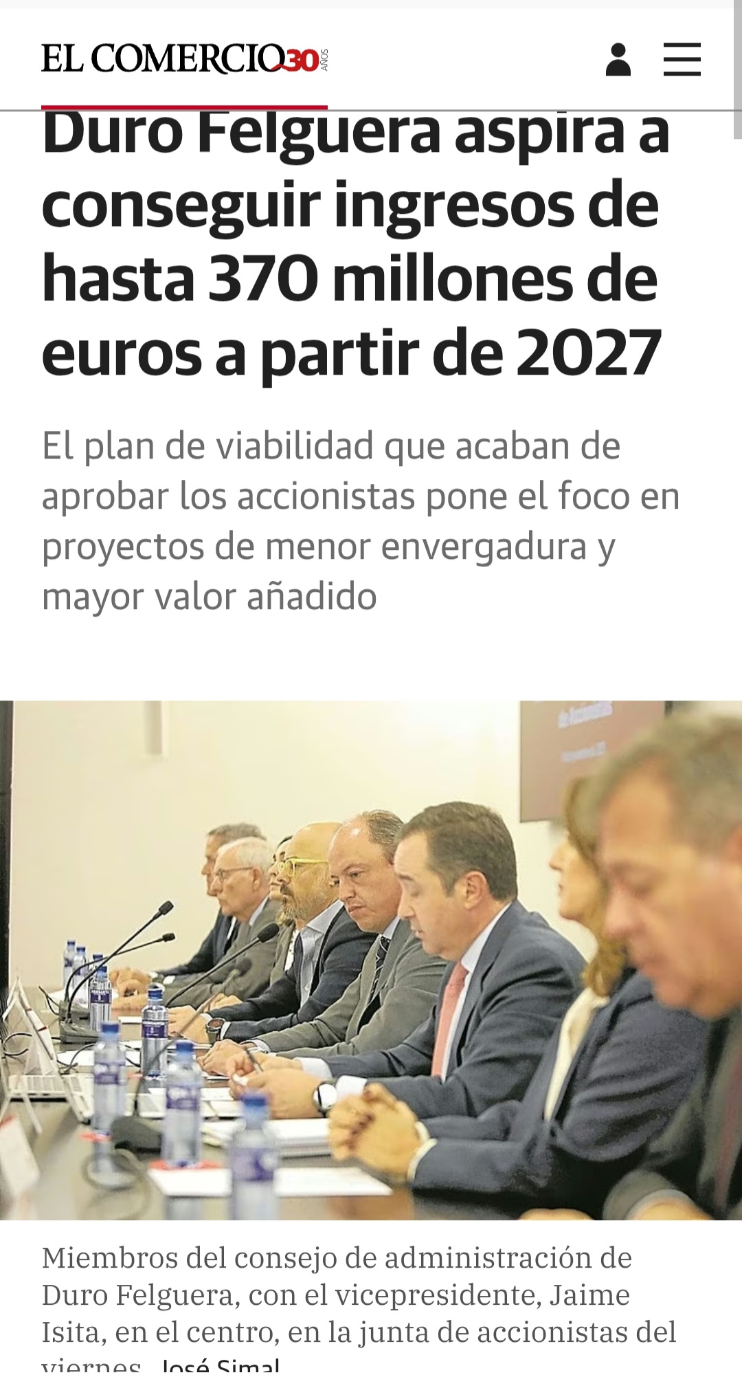 Noticia del sábado...