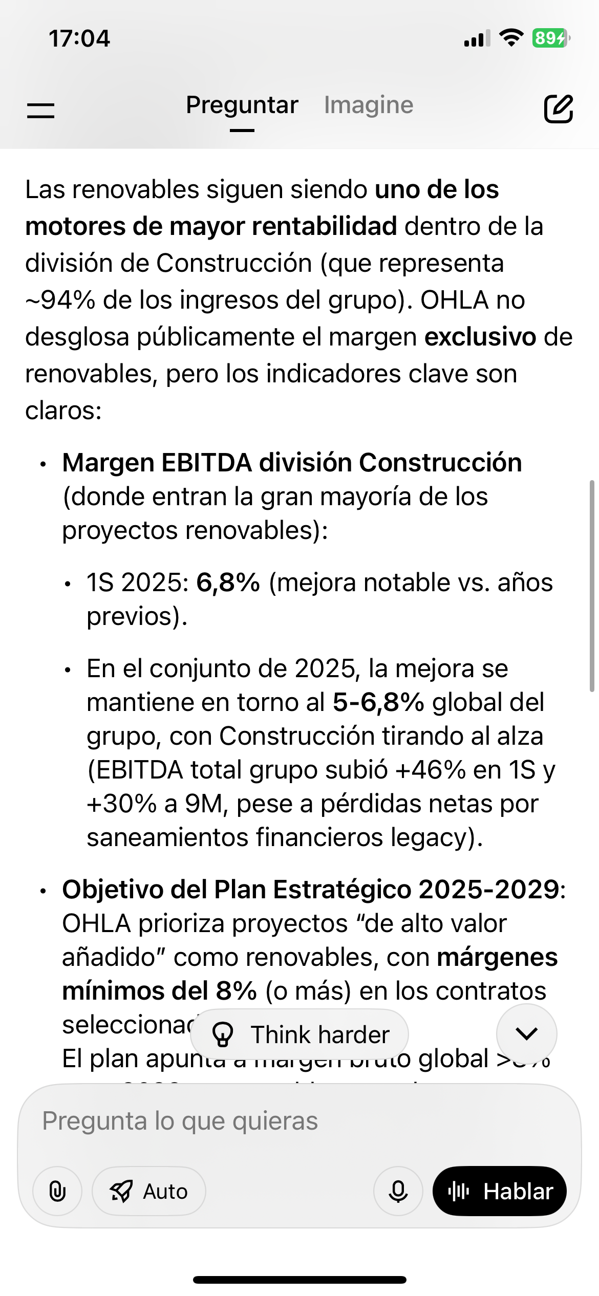 Cumpliendo plan