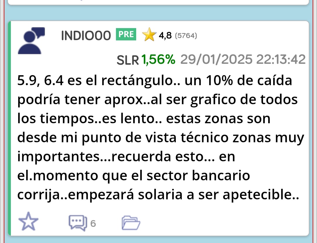 Lo decía por este mensaje, no pasa nada por cambiar de opinion, en SLR el cambio de ciclo no espero y se esta solapando al de los bancos muchos quedaron fuera esperando el switch