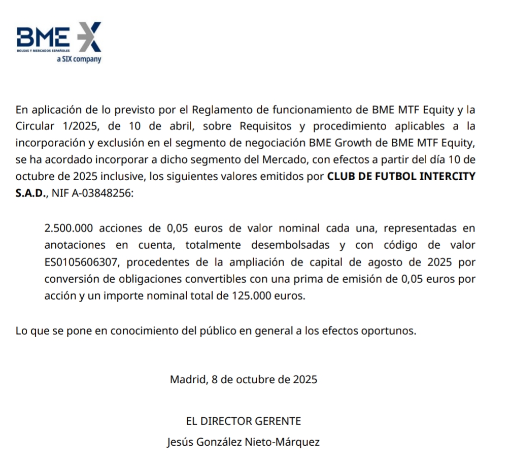 El viernes salen al mercado 2,5 millones de acciones a 0,10€