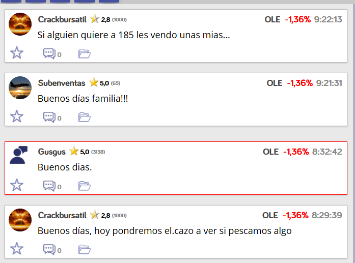 Joder Crack, ! vaya bandazos en una hora!