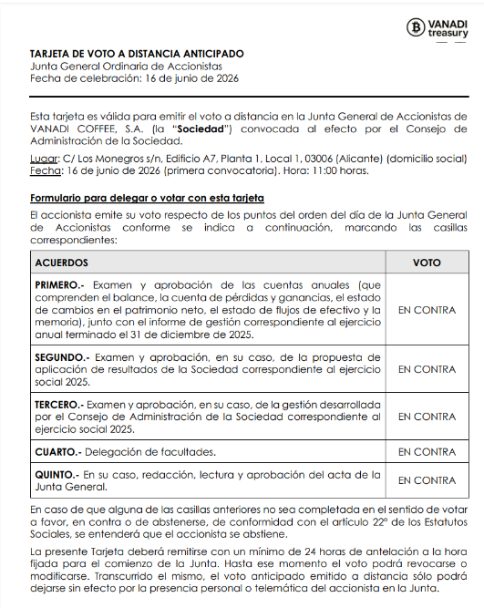 este es el doc. del voto por si alguien no lo tiene que nos lo haga saber para mandarselo, se puede votar hasta el lunes pero no espereis mucho