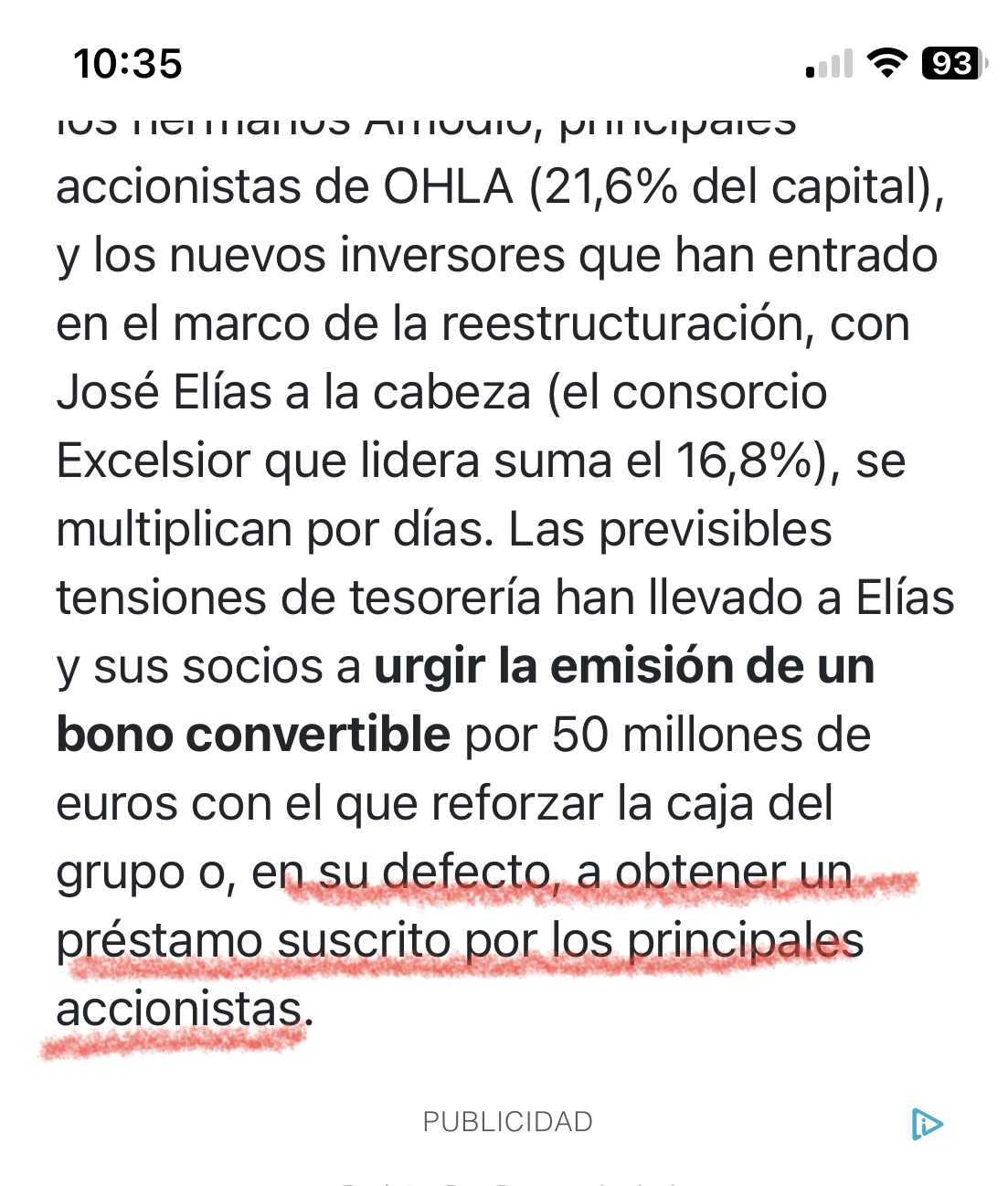 Pueden pedir un crédito y se dejan de bonos convertibles