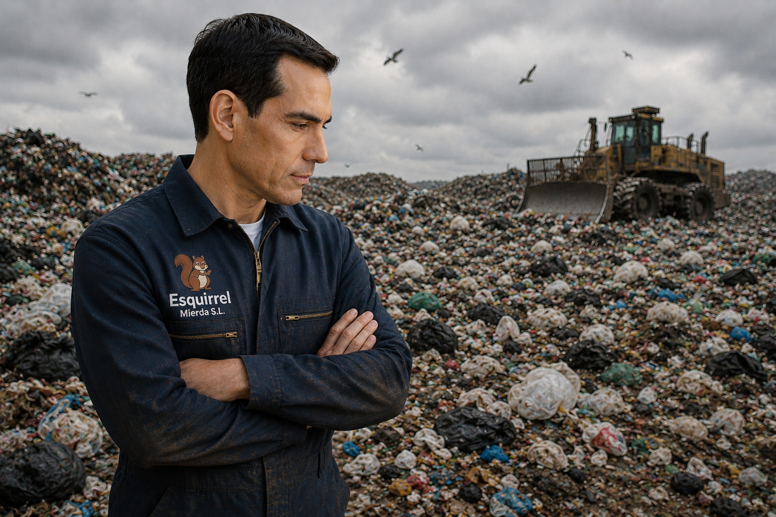 Pereiro estudiando la competencia de Esquirrel Mierda, estará pensando dar el salto del contenedor de basura a algo mas grande ?