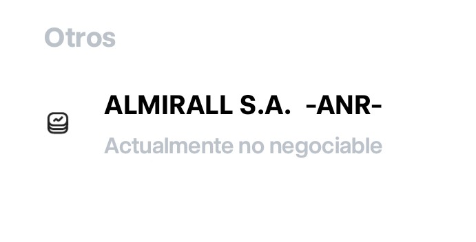 Esto me sale en el broker de TRADE REPUBLIC.