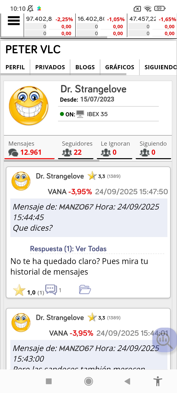 Y vaya por Dios....mira si no habla desde septiembre jeje. Te voy a perseguir por todos los foros cuando esto acabe. Hasta que te cambies el alias
