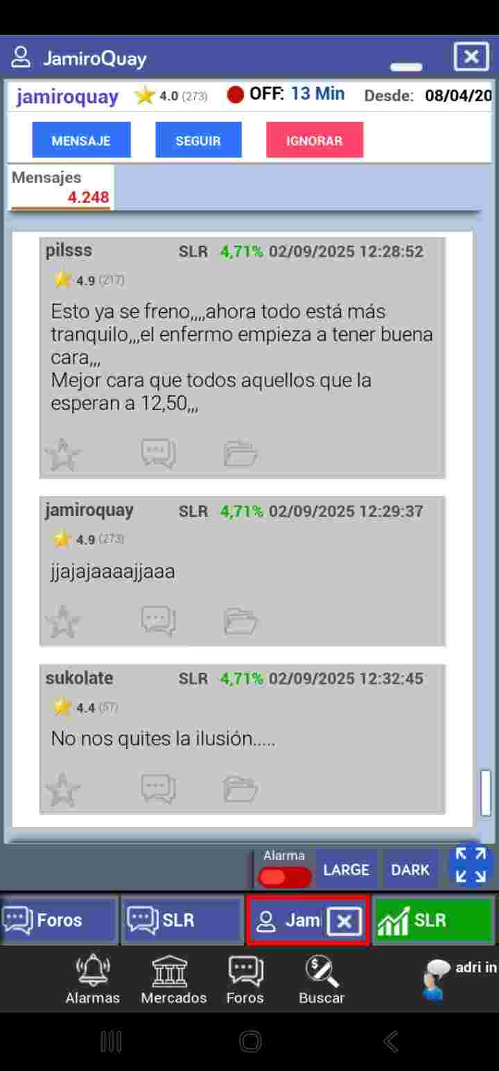 desde la caida de los 14 teneis decenas de mensajes como este, ahora igual.. las risitas desaparecieron cuándo bajo y bajo.